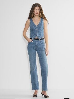 Denim Forum jeans . Women’s 23. The 90’s snatched mid-rise straight
